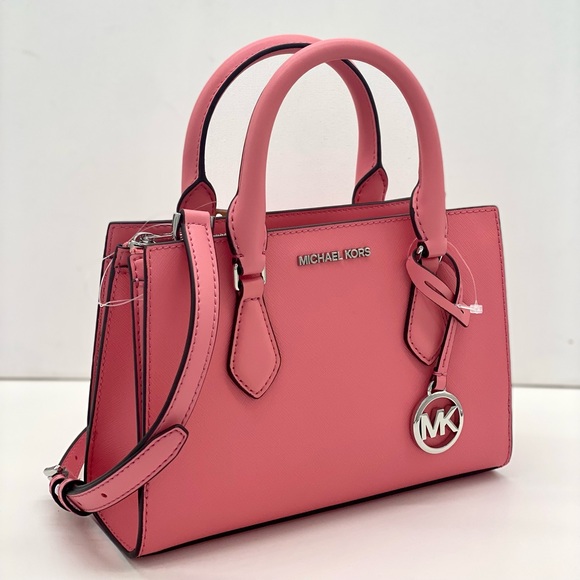 Michael Kors Small Sheila Center Zip 
Satchel Crossbody Bag - Picture 11 of 13